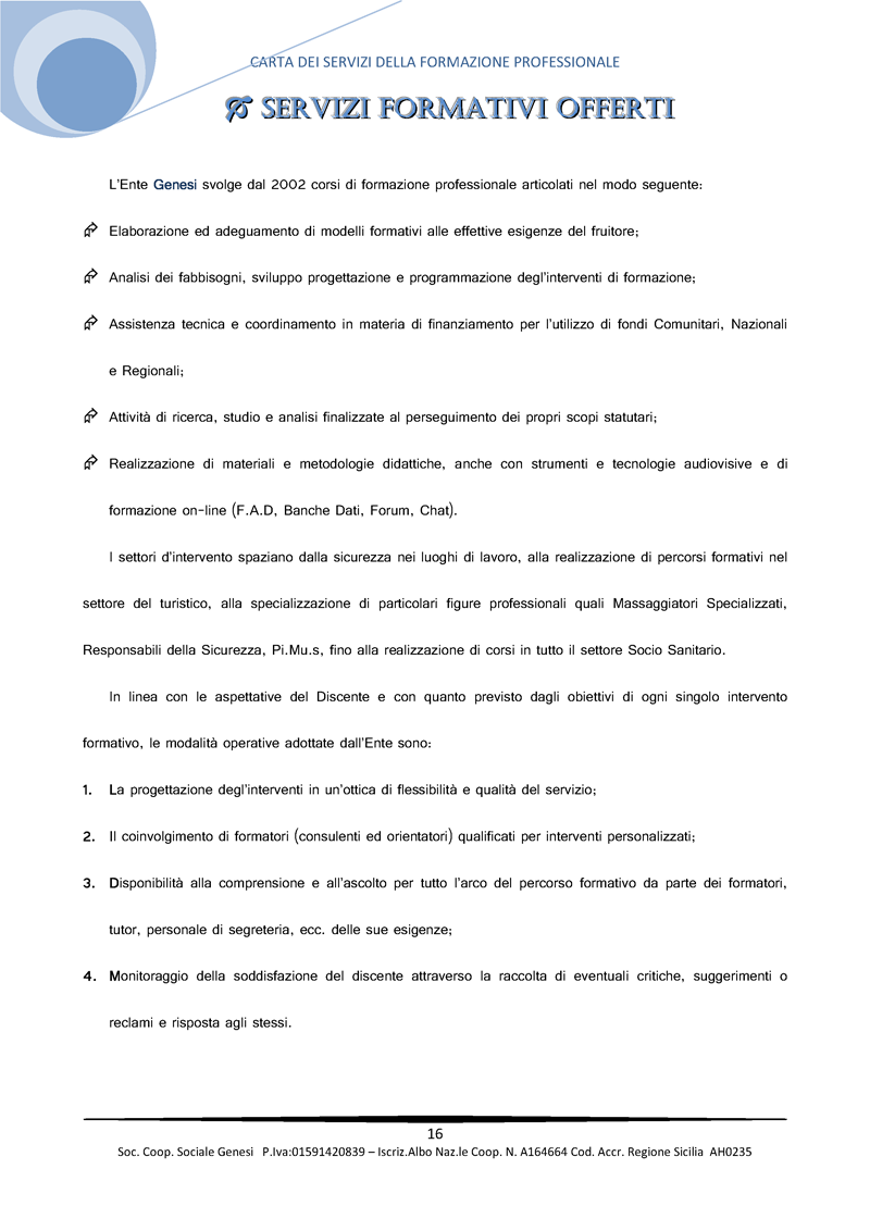 Carta Servizi pag.16